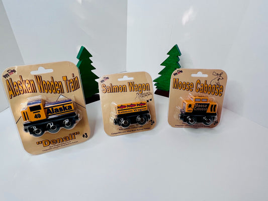 Alaskan Wooden Train Set: A Perfect trifecta with bonus tracks!