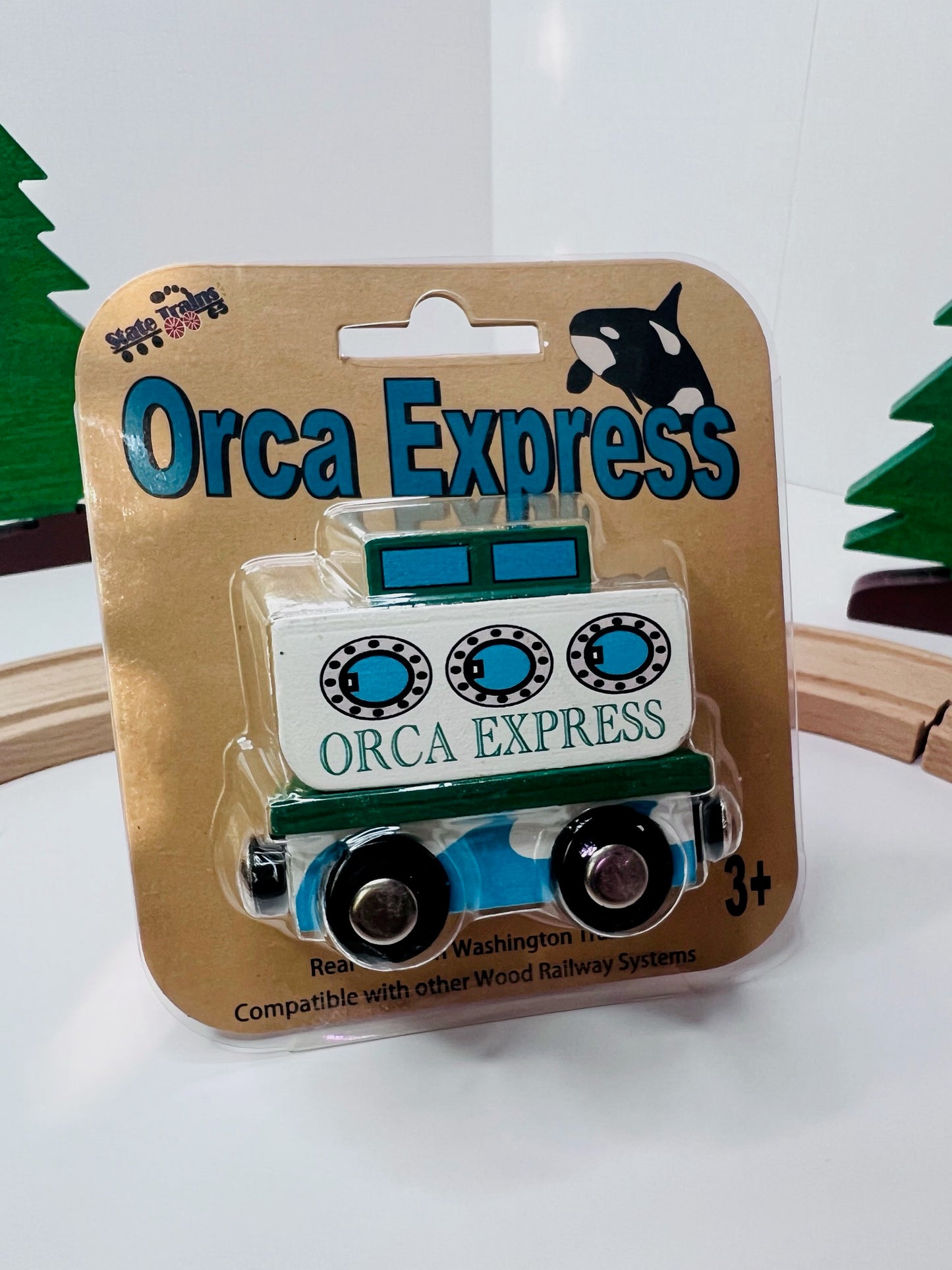 The Orca Express - Washington Wooden State Train